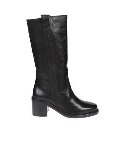 Ash High-heeled Boots In Black