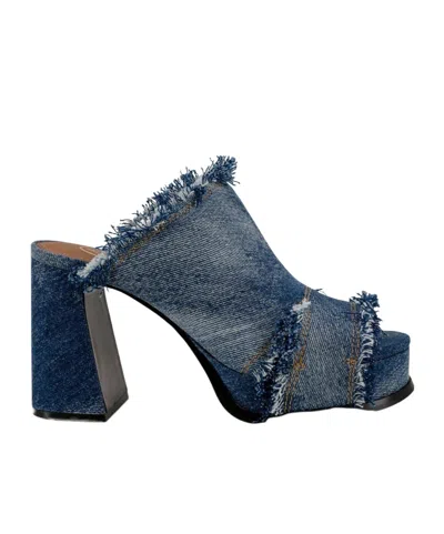 Ash High-heeled Sandals In Blue