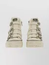 Ash High-top Sneakers With Textured Rubber Sole In Neutral