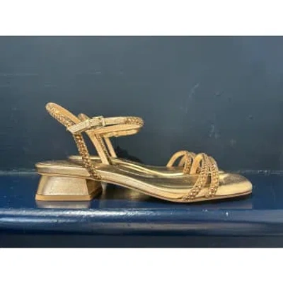 Ash Icaro Sandal In Gold