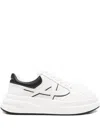 Ash Icone Logo-detail Platform Sneakers In White