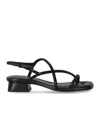 ASH ASH  ISLA BLACK MID-HEELED SANDAL