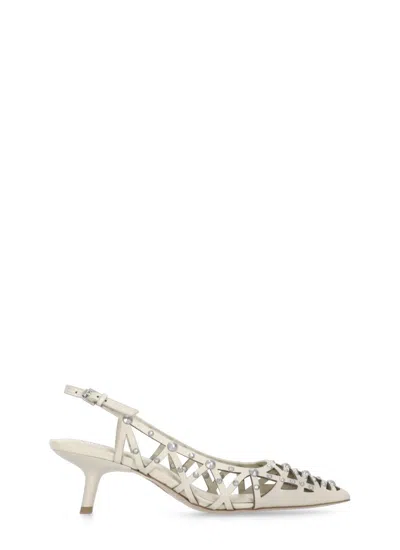 Ash Ivory Bizarre Slingback In Neutral