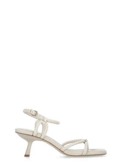 Ash Ivory Heeled Jess Bis Shoes In Neutral