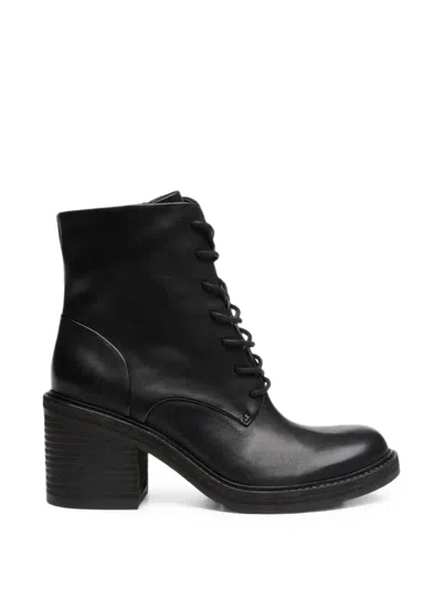 Ash Ixia Lace-up Ankle Boots In Black