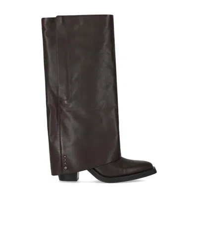 Ash Jackson Brown Heeled Boot