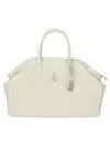 Ash Handbag In Talc/antic Silver