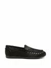 Ash Jasper Stud-embellished Loafers In Multi