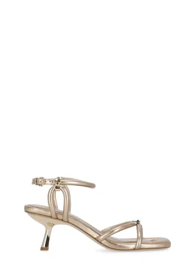 Ash Jess Sandals In Gold