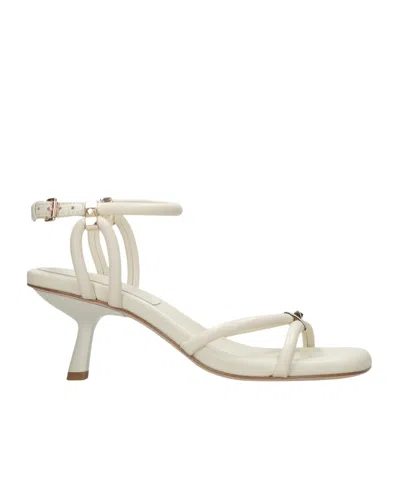 Ash Jess Tofu Heeled Sandal In White