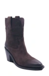 Ash Jester Suede-finish Ankle Boots In Black