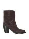 Ash Jester Suede-finish Ankle Boots In Multi