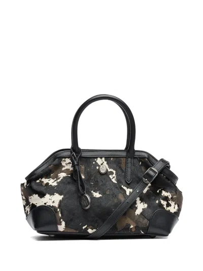 Ash Josephine Cow-print Tote Bag In Pink
