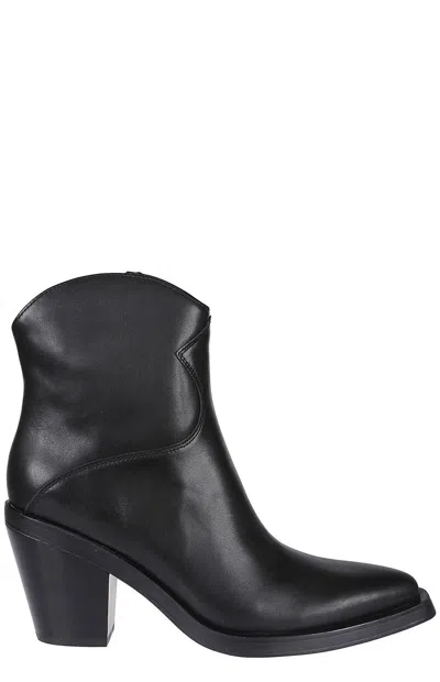 ASH JUDY POINTED-TOE ZIPPED BOOTS