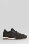 Ash Casual Low Top Sneakers With Suede Upper In Brown
