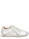 Ash Silver Kill Bill Leather Sneakers In Silver