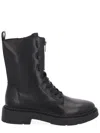Ash Lace-up Boot In Black