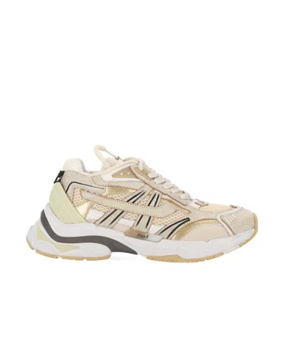 Ash Lace-up Low-cut Casual Shoes In Beige