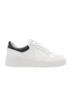 Ash Lace-up Low-cut Casual Shoes In White