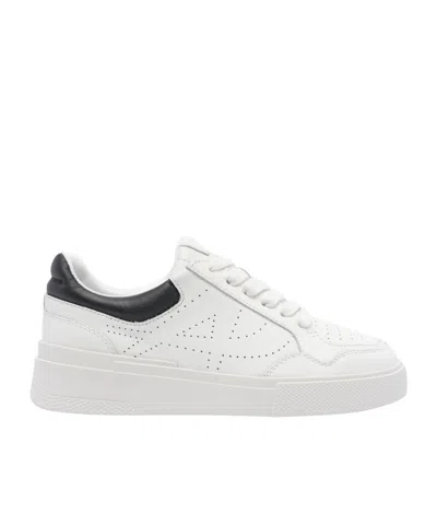 Ash Lace-up Low-cut Casual Shoes In White