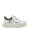 Ash Low Top Sneakers Leopard Print In White