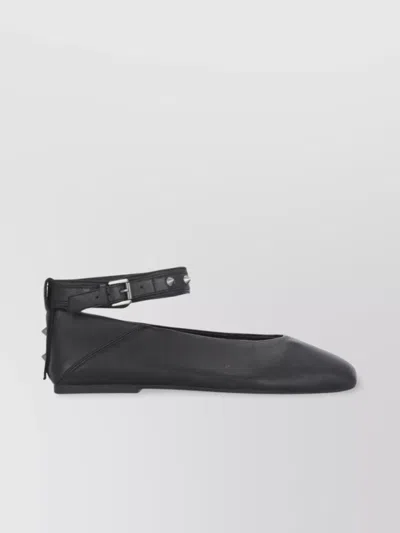 Ash Lace-up Stud Ankle Strap Shoes