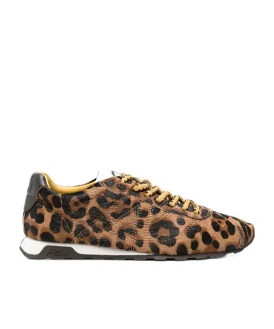 Ash Lace-up Low-top Sneakers In Brown