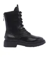 Ash Lacing Short Boots In Black