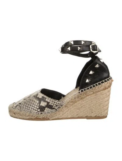 Pre-owned Ash Leather Animal Print Pumps In Black