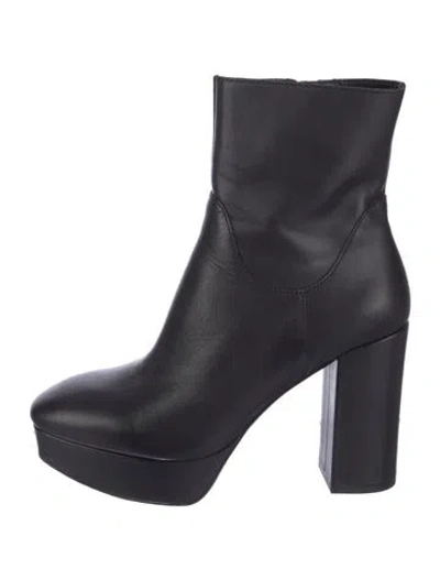 Pre-owned Ash Leather Boots In Black