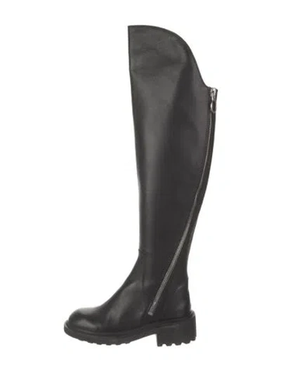 Pre-owned Ash Leather Boots In Black