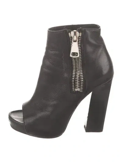 Pre-owned Ash Leather Boots In Black