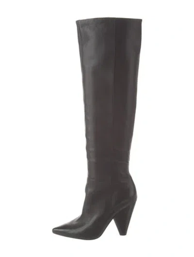 Pre-owned Ash Leather Boots In Black