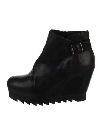 Pre-owned Ash Leather Boots In Black