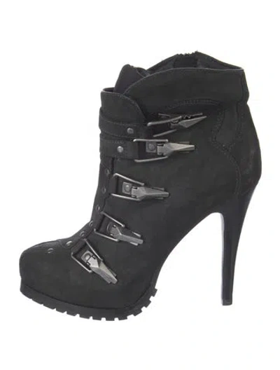 Pre-owned Ash Leather Boots In Black