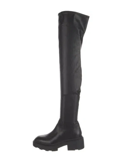 Pre-owned Ash Leather Boots In Black