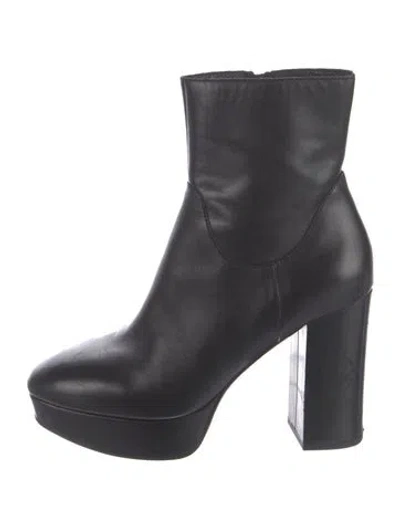 Pre-owned Ash Leather Boots In Black