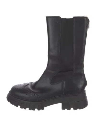 Pre-owned Ash Leather Boots In Black