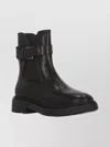 Ash Leather Chelsea Ankle Boots With Block Heel In Multi