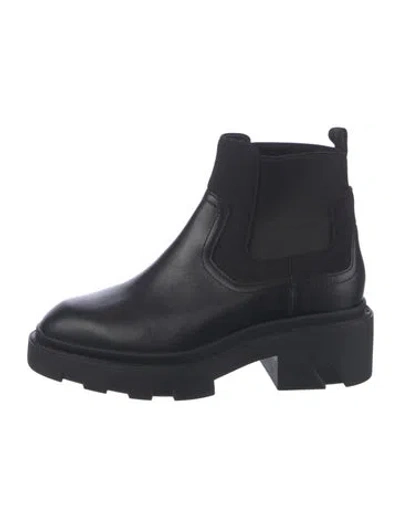 Pre-owned Ash Leather Chelsea Boots In Black