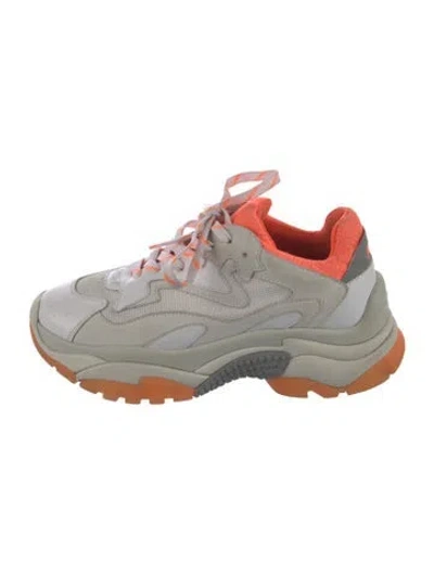 Pre-owned Ash Leather Chunky Sneakers In Neutral