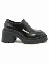 Ash Norton Loafers With Heel In Black
