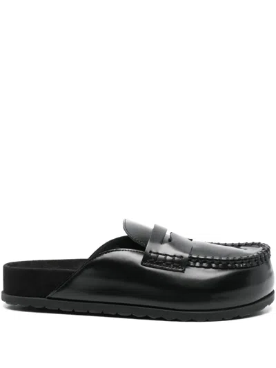 ASH LEATHER MULES