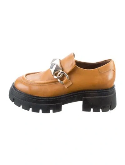 Pre-owned Ash Leather Rain Boots In Brown