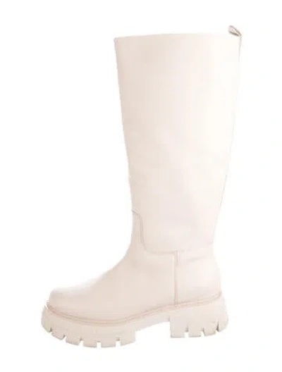Pre-owned Ash Leather Rain Boots In Neutral
