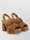 Ash Leather Sandals In Brown