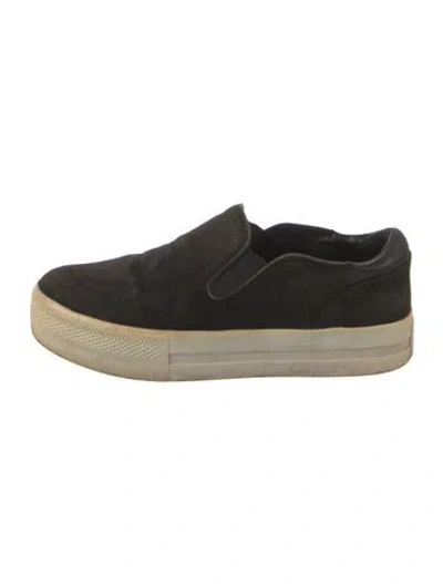 Pre-owned Ash Leather Sneakers In Black