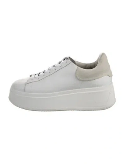 Pre-owned Ash Leather Sneakers In White