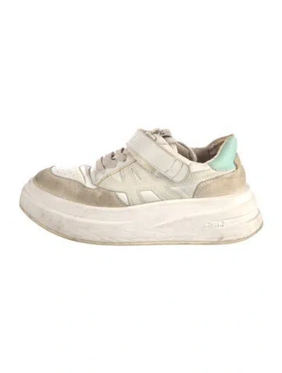 Pre-owned Ash Leather Sneakers In White