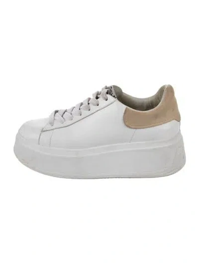 Pre-owned Ash Leather Sneakers In White
